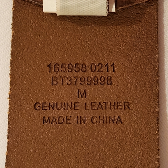 Fossil Women's M Leather Belt Floral Stations Multi Boho Southwestern Cowgirl - Picture 12 of 12